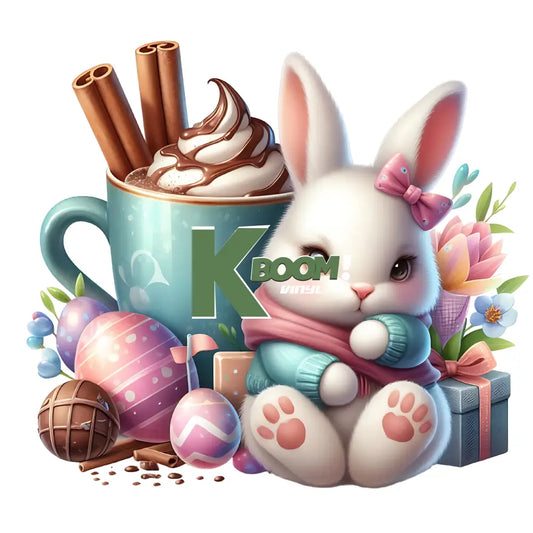 Iron On DTF Transfers For T-Shirt Clothes about 15cm Easter DTF Transfers