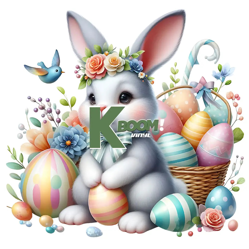 Iron On DTF Transfers For T-Shirt Clothes about 15cm Easter DTF Transfers