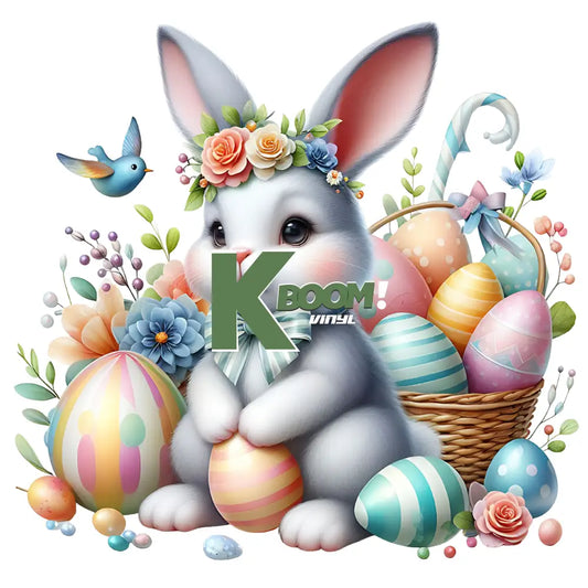 Iron On DTF Transfers For T-Shirt Clothes about 15cm Easter DTF Transfers