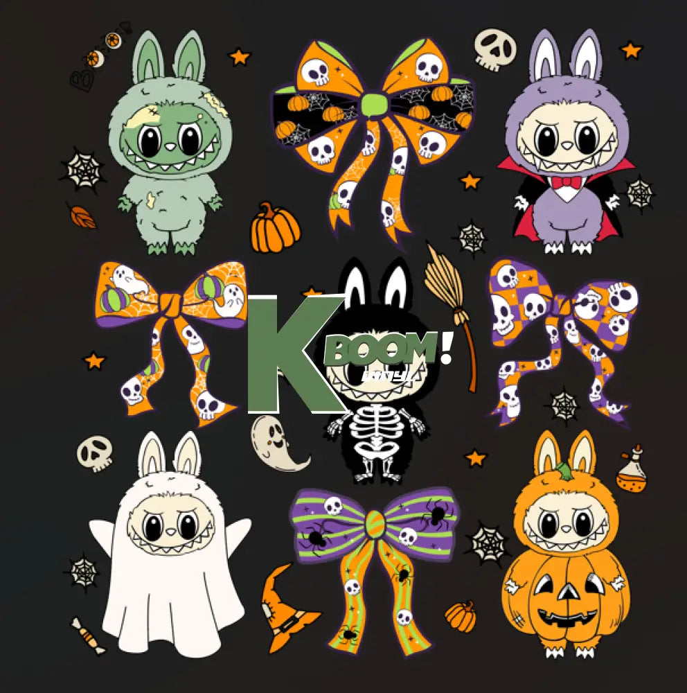 Iron On DTF Transfers For T Shirt Clothes about 15cm Kids size labubu 13 DTF Transfers