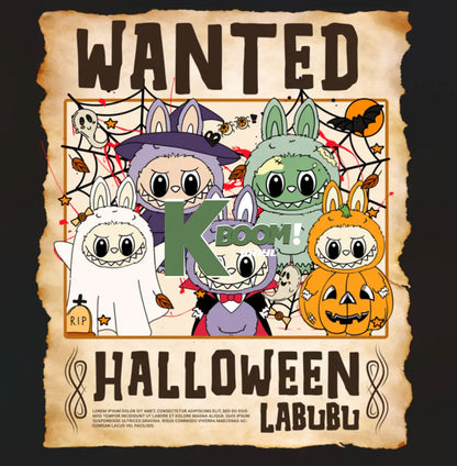 Iron On DTF Transfers For T Shirt Clothes about 15cm Kids size labubu 14 DTF Transfers