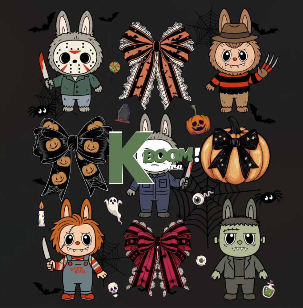 Iron On DTF Transfers For T Shirt Clothes about 15cm Kids size labubu 15 DTF Transfers