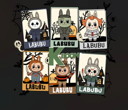 Iron On DTF Transfers For T Shirt Clothes about 15cm Kids size labubu 16 DTF Transfers