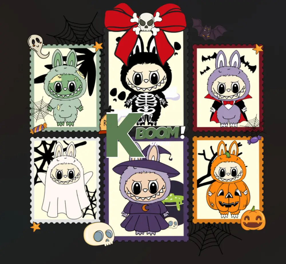 Iron On DTF Transfers For T Shirt Clothes about 15cm Kids size labubu 6 DTF Transfers