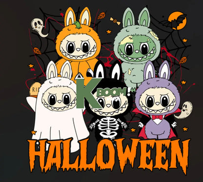 Iron On DTF Transfers For T Shirt Clothes about 15cm Kids size labubu 7 DTF Transfers