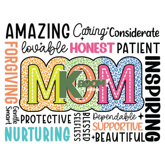 Iron On DTF Transfers For T-Shirt Clothes about 15cm MUM 3 DTF Transfers