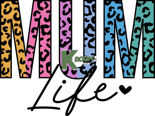 Iron On DTF Transfers For T-Shirt Clothes about 15cm MUM 5 DTF Transfers