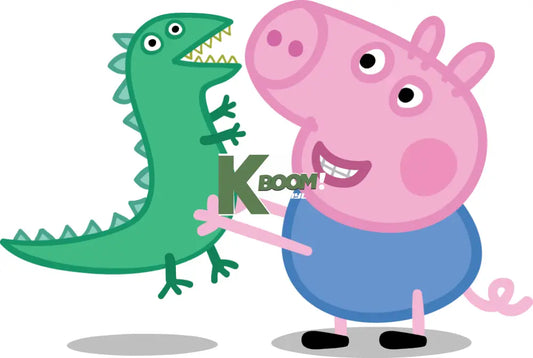 Iron On DTF Transfers For T-Shirt Clothes about 15cm Pappa pig 2 DTF Transfers