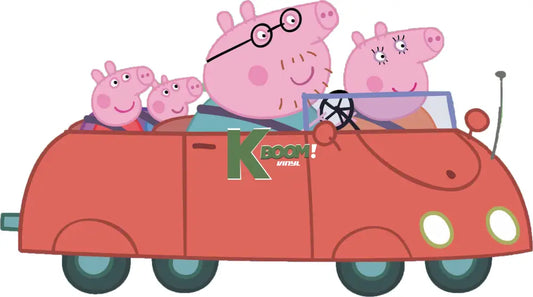 Iron On DTF Transfers For T-Shirt Clothes about 15cm Pappa pig 6 DTF Transfers