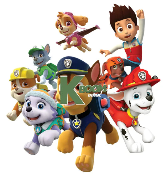 Iron On DTF Transfers For T-Shirt Clothes about 15cm Paw Patrol 2 DTF Transfers