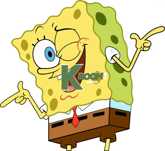 Iron On DTF Transfers For T-Shirt Clothes about 15cm Sponge Bob 1 DTF Transfers