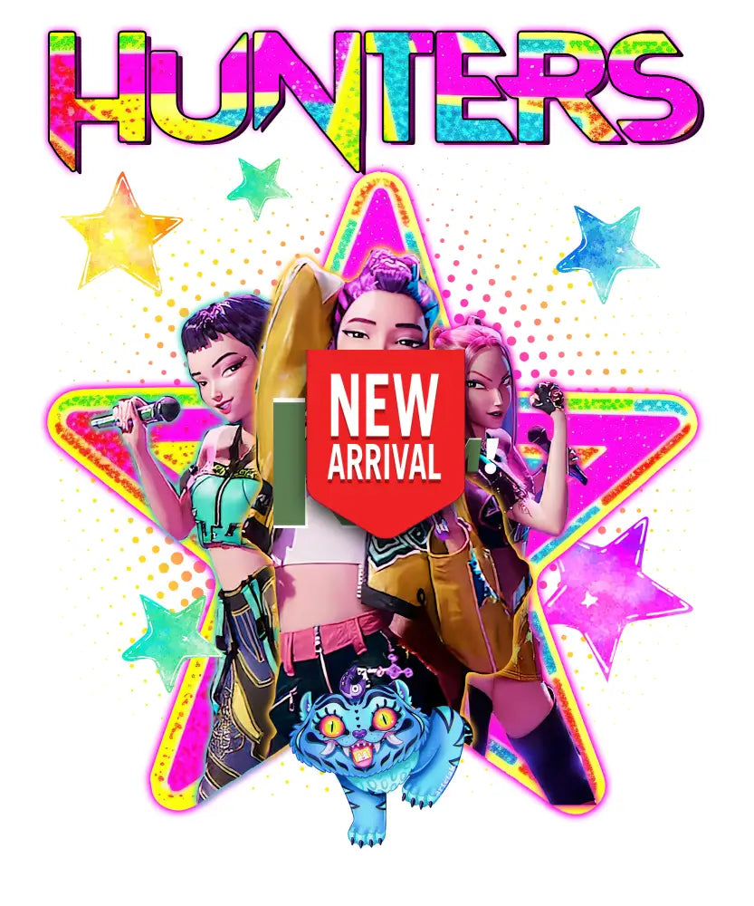 Iron On DTF Transfers For T-Shirt Clothes about 20cm 5 to choice from 2 DTF Transfers