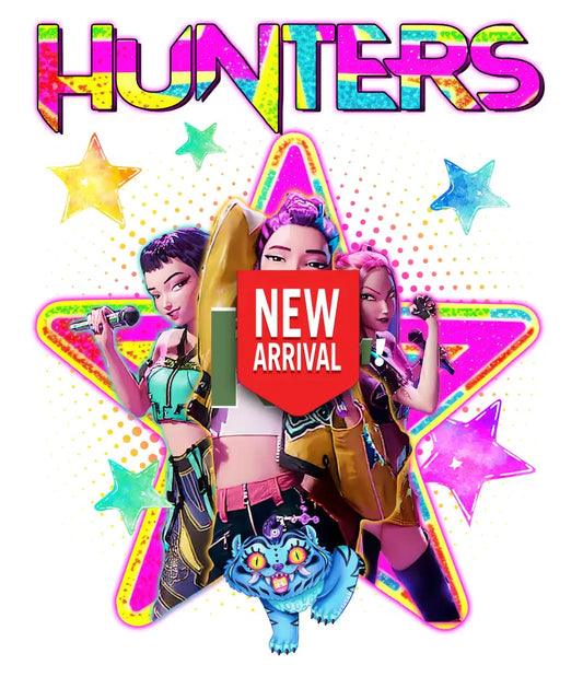 Iron On DTF Transfers For T-Shirt Clothes about 20cm 5 to choice from 2 DTF Transfers