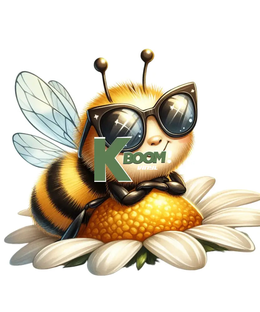 Iron On DTF Transfers For T-Shirt Clothes about 20cm Bee 4 DTF Transfers