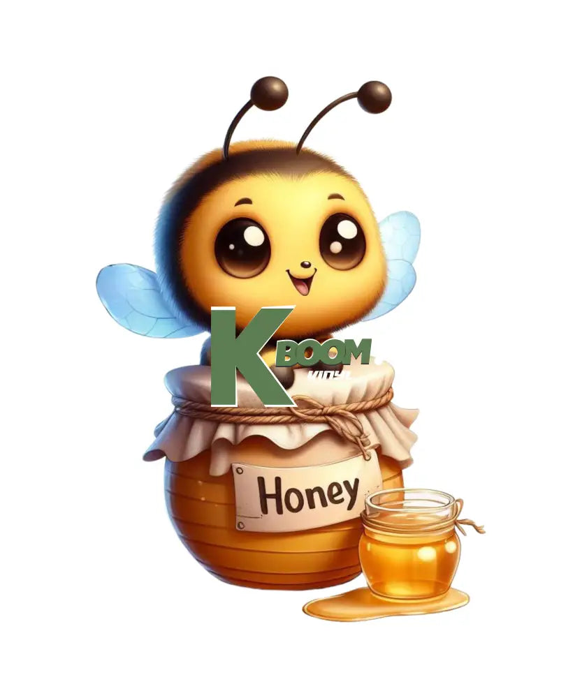 Iron On DTF Transfers For T-Shirt Clothes about 20cm Bee 7 DTF Transfers