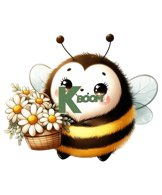 Iron On DTF Transfers For T-Shirt Clothes about 20cm Bee DTF Transfers