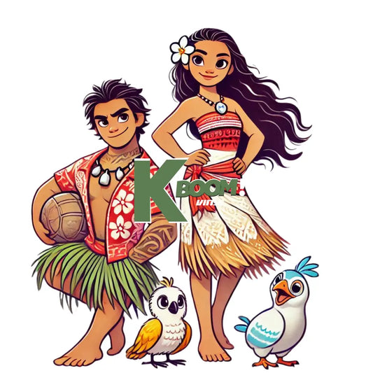 Iron On DTF Transfers For T-Shirt Clothes about 20cm moana 10 DTF Transfers