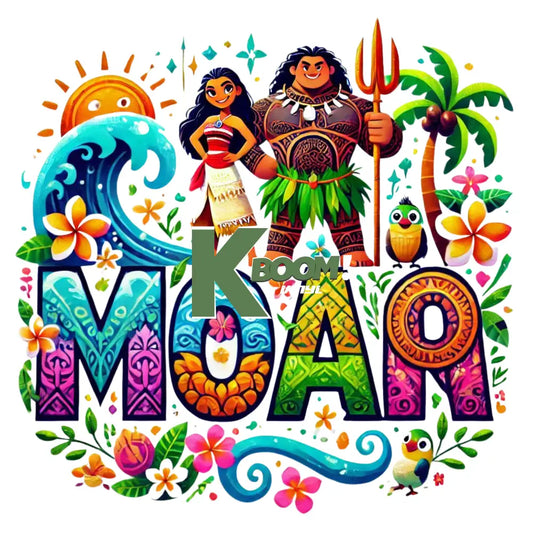 Iron On DTF Transfers For T-Shirt Clothes about 20cm moana 13 DTF Transfers