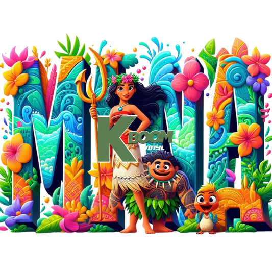 Iron On DTF Transfers For T-Shirt Clothes about 20cm moana 2 DTF Transfers