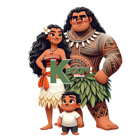 Iron On DTF Transfers For T-Shirt Clothes about 20cm moana 4 DTF Transfers