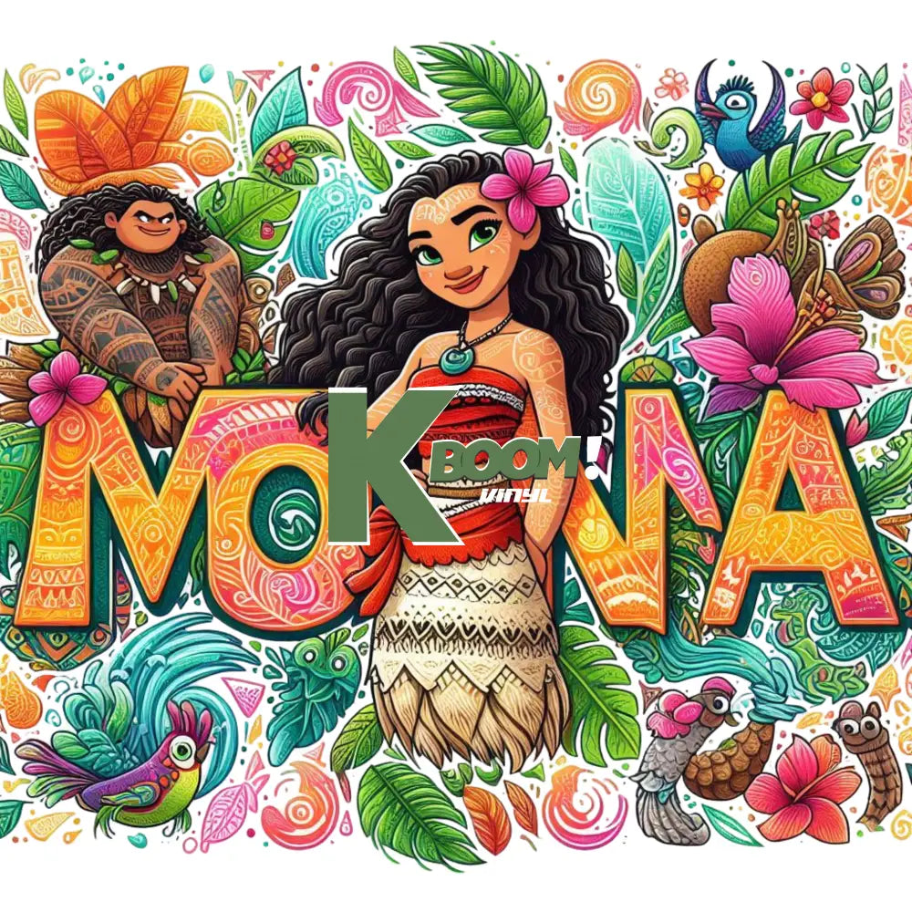 Iron On DTF Transfers For T-Shirt Clothes about 20cm moana 9 DTF Transfers