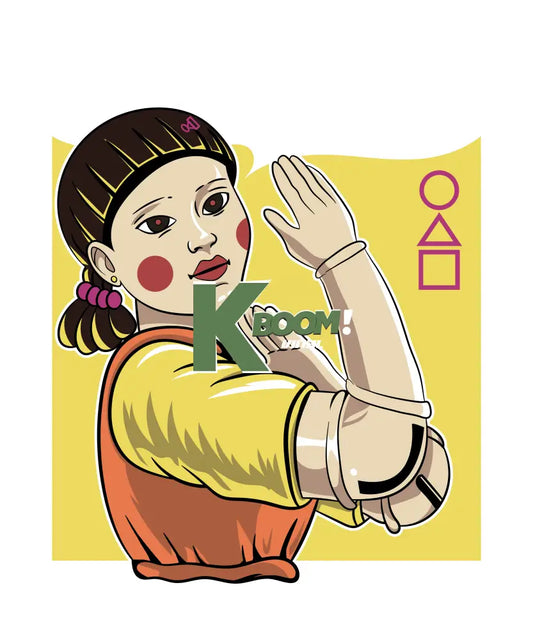 Iron On DTF Transfers For T-Shirt Clothes about 20cm squid 1 DTF Transfers