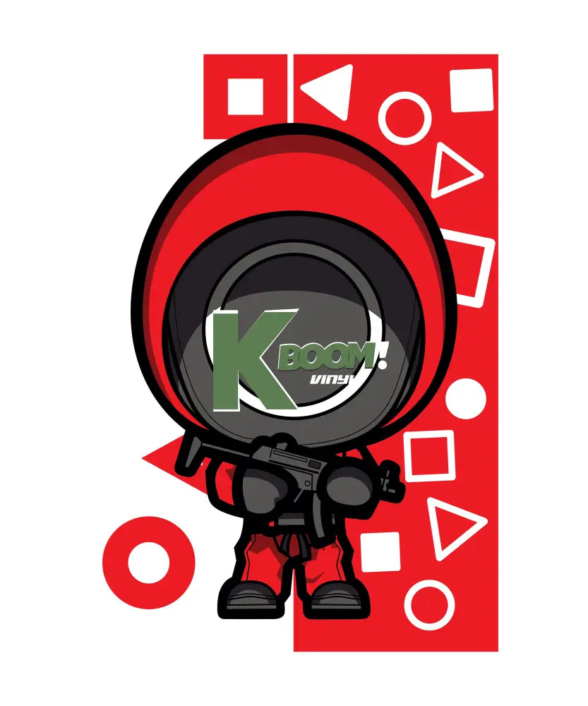 Iron On DTF Transfers For T-Shirt Clothes about 20cm squid 4 DTF Transfers