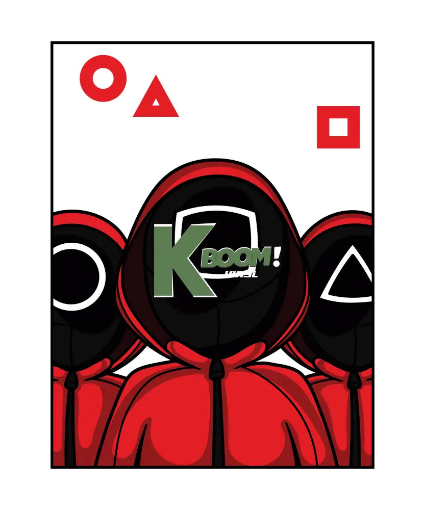 Iron On DTF Transfers For T-Shirt Clothes about 20cm squid 5 DTF Transfers