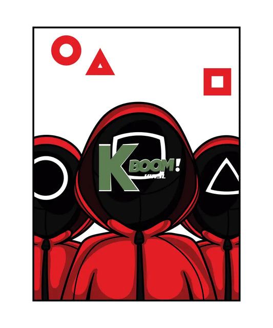 Iron On DTF Transfers For T-Shirt Clothes about 20cm squid 5 DTF Transfers