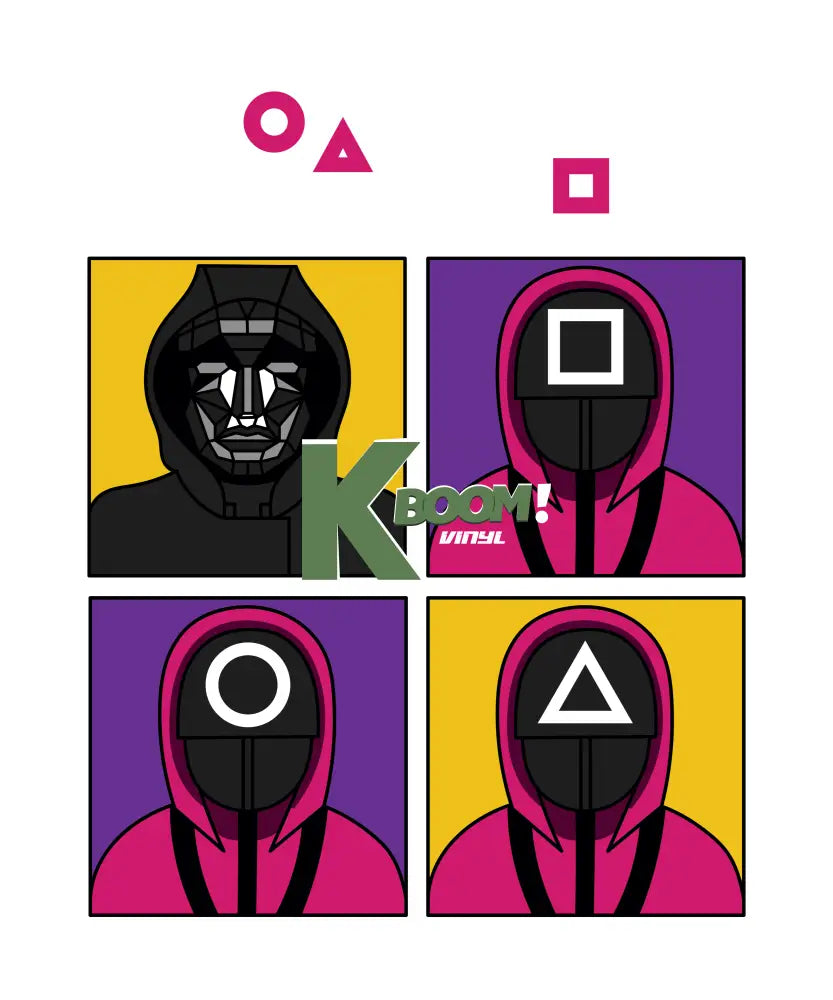 Iron On DTF Transfers For T-Shirt Clothes about 20cm squid 6 DTF Transfers