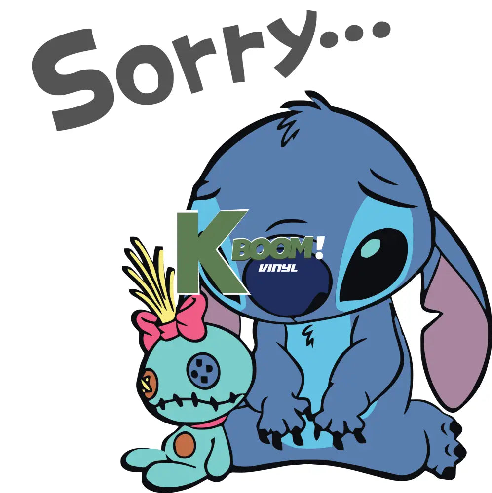 Iron On DTF Transfers For T-Shirt Clothes about 20cm Stitch 4 DTF Transfers