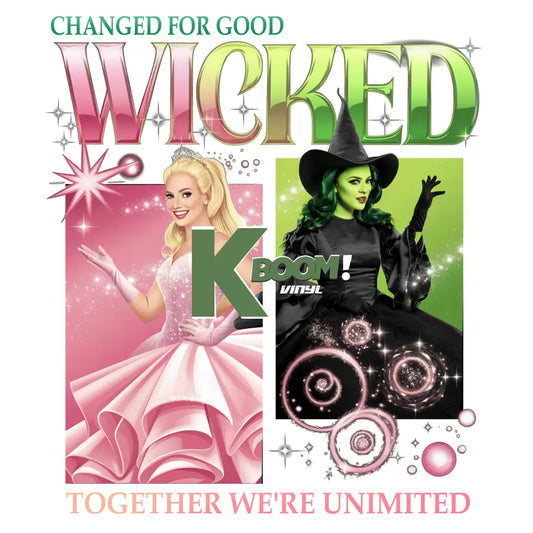 Iron On DTF Transfers For T-Shirt Clothes about 20cm wicked 11 DTF Transfers