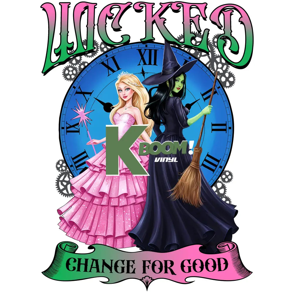 Iron On DTF Transfers For T-Shirt Clothes about 20cm wicked 2 DTF Transfers