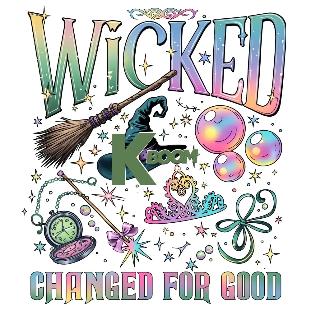 Iron On DTF Transfers For T-Shirt Clothes about 20cm wicked 8 DTF Transfers