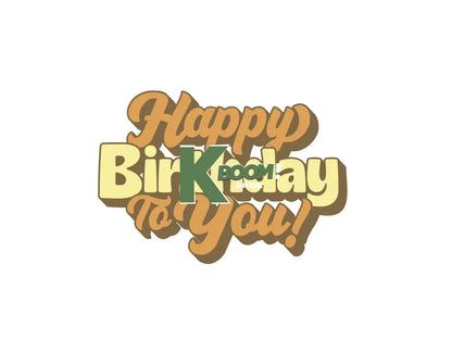 Iron On DTF Transfers For T-Shirt Clothes about 22cm Birthday 15 DTF Transfers