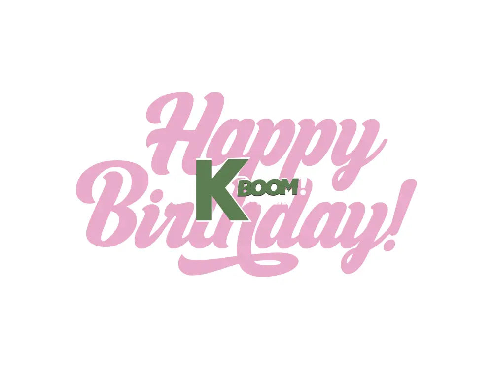 Iron On DTF Transfers For T-Shirt Clothes about 22cm Birthday 19 DTF Transfers