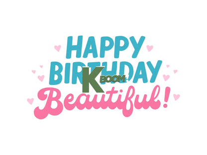 Iron On DTF Transfers For T-Shirt Clothes about 22cm Birthday 3 DTF Transfers