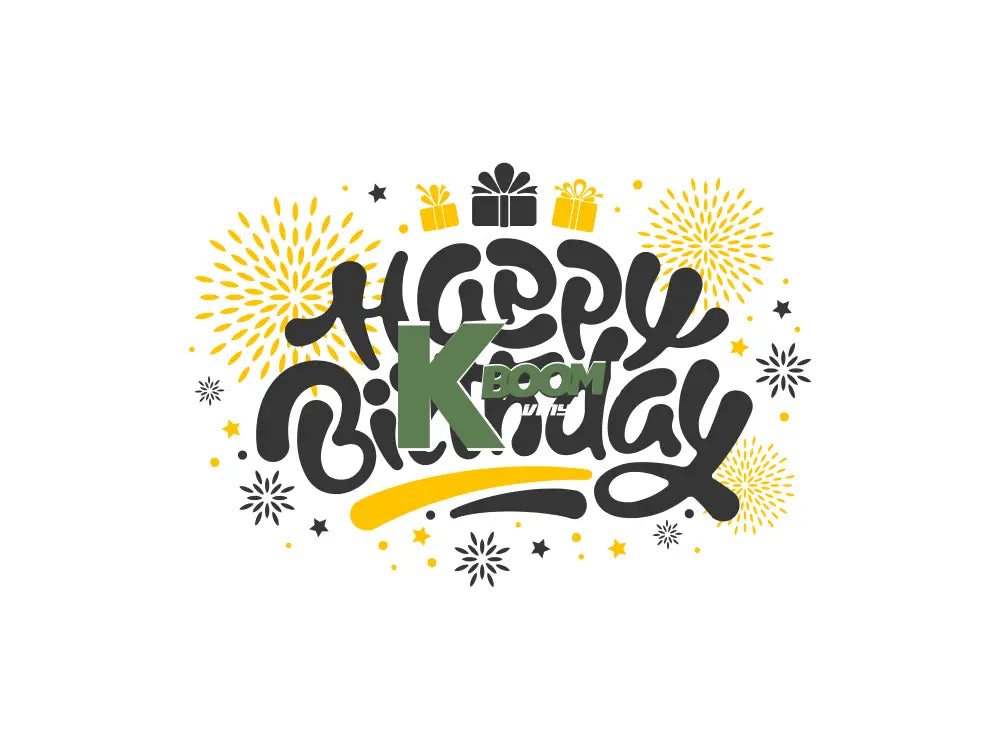 Iron On DTF Transfers For T-Shirt Clothes about 22cm Birthday 8 DTF Transfers