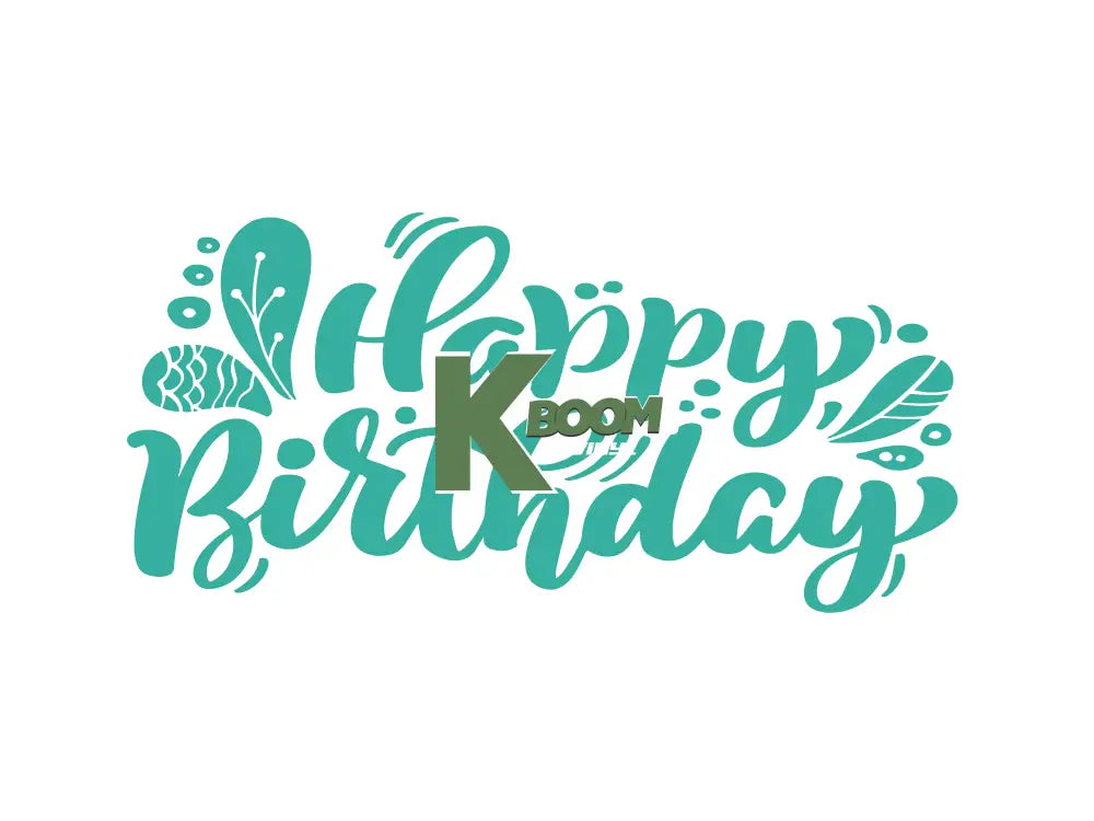 Iron On DTF Transfers For T-Shirt Clothes about 22cm Birthday 9 DTF Transfers