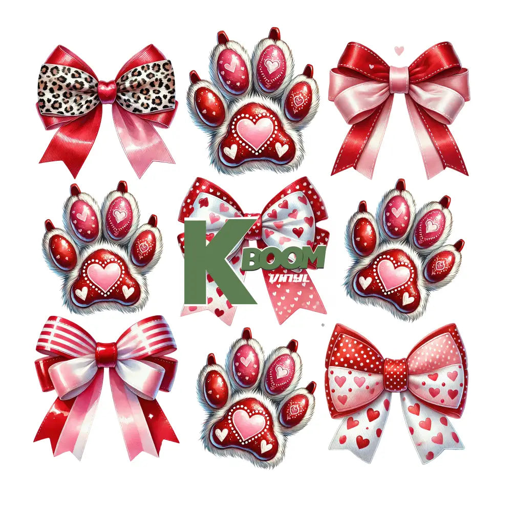 Iron On DTF Transfers For T-Shirt Clothes about 25 Valentines DTF Transfers