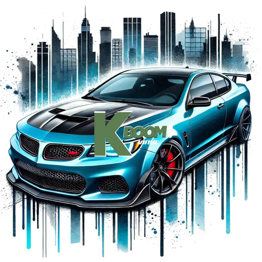 Iron On DTF Transfers For T-Shirt Clothes about 25cm cars 2 DTF Transfers