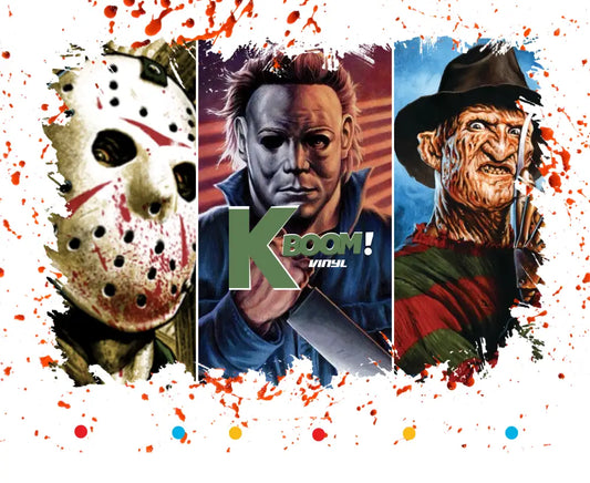 Iron On DTF Transfers For T-Shirt Clothes about 25cm horror 13 DTF Transfers