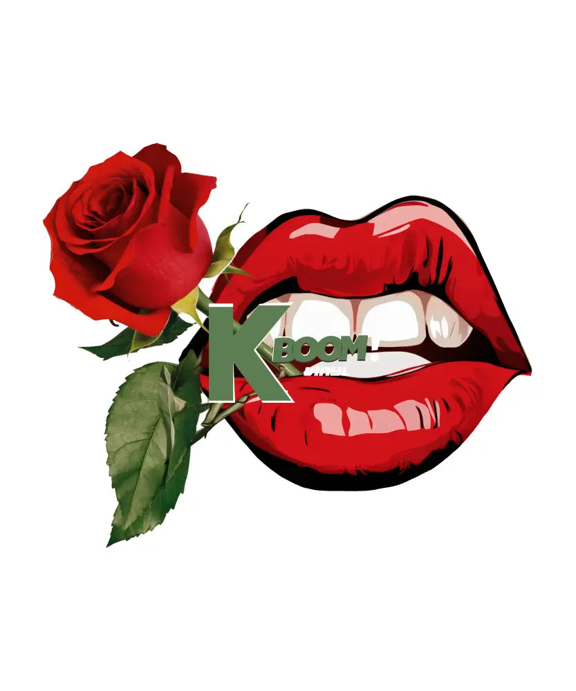 Iron On DTF Transfers For T-Shirt Clothes about 25cm Lips 3 DTF Transfers