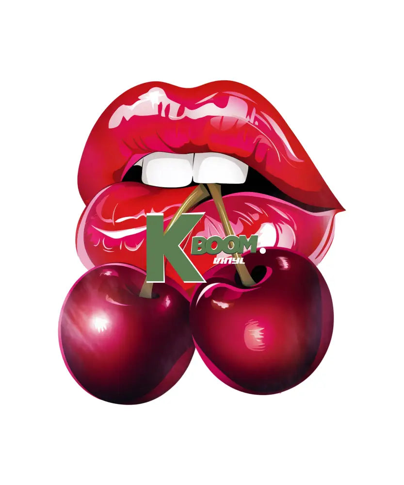 Iron On DTF Transfers For T-Shirt Clothes about 25cm Lips 6 DTF Transfers