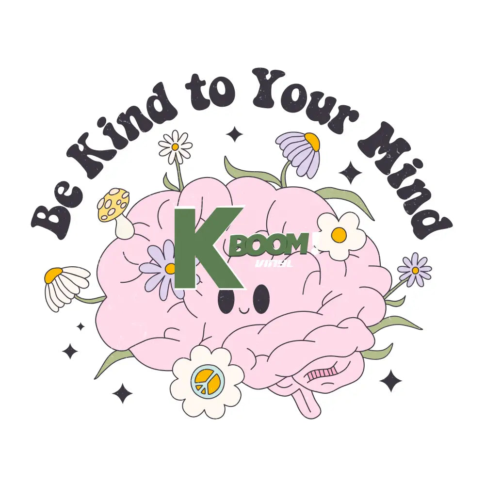 Iron On DTF Transfers For T-Shirt Clothes about 25cm Mental Health DTF Transfers