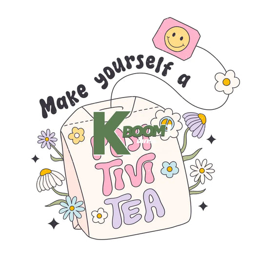 Iron On DTF Transfers For T-Shirt Clothes about 25cm Mental Health 7 DTF Transfers