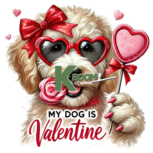 Iron On DTF Transfers For T-Shirt Clothes about 25cm Valentines DTF Transfers