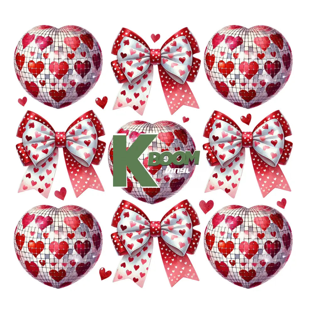 Iron On DTF Transfers For T-Shirt Clothes about 25cm Valentines DTF Transfers