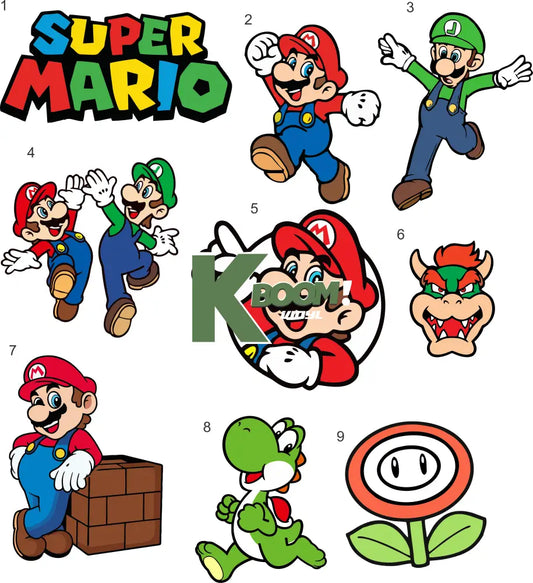 Iron On DTF Transfers For T-Shirt Clothes about 8cm - 10cm a logo DTF Transfers