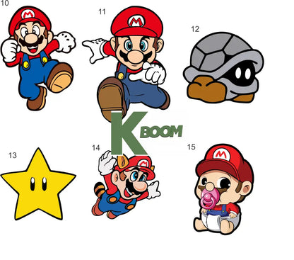 Iron On DTF Transfers For T-Shirt Clothes about 8cm - 10cm a logo DTF Transfers